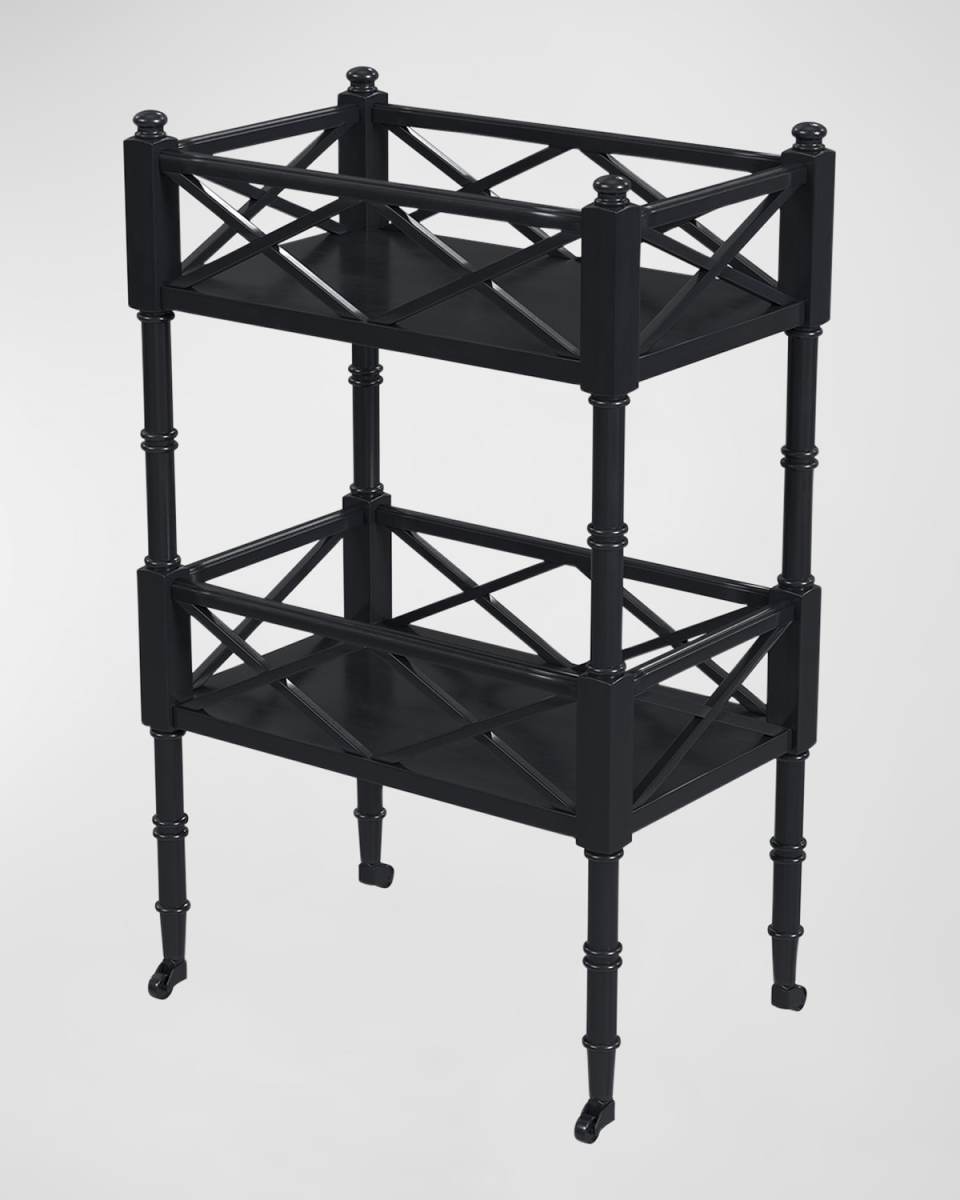 Quincy Two-Tier Bar Cart