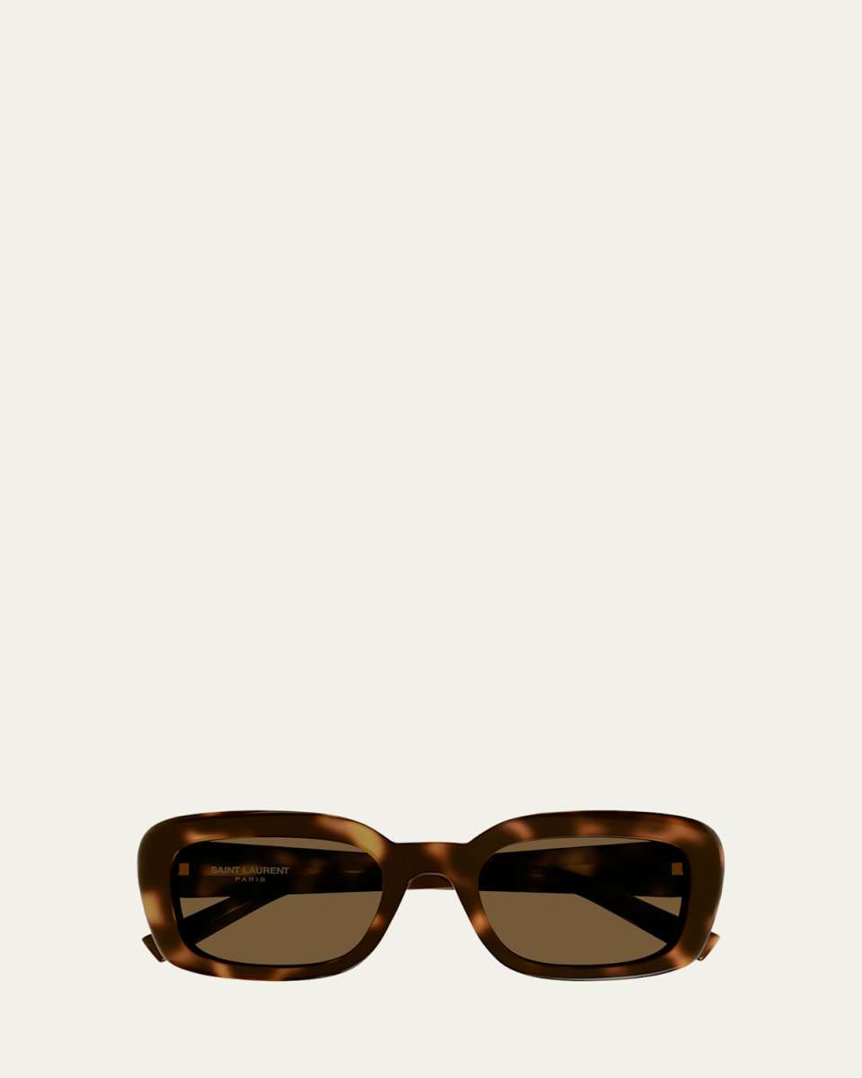 YSL Acetate Rectangle Sunglasses