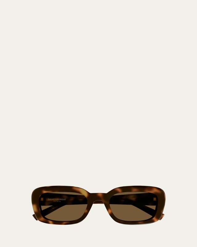 YSL Acetate Rectangle Sunglasses