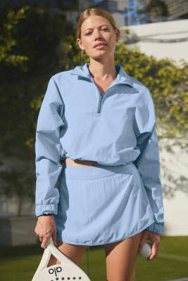 alo Cropped 1/4 Zip Alumni Pullover