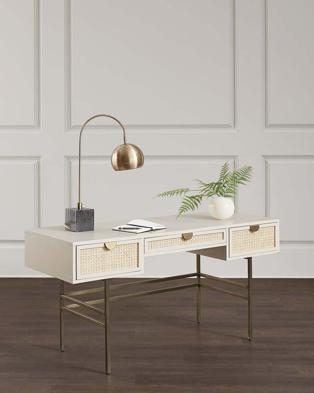 Luella Cane Writing Desk