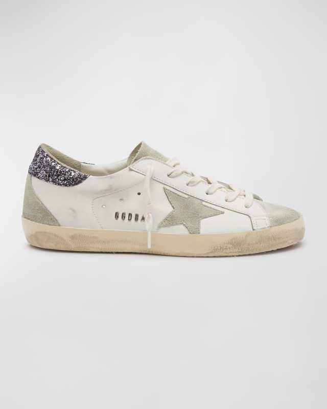 Superstar Mixed Leather Low-Top Sneakers