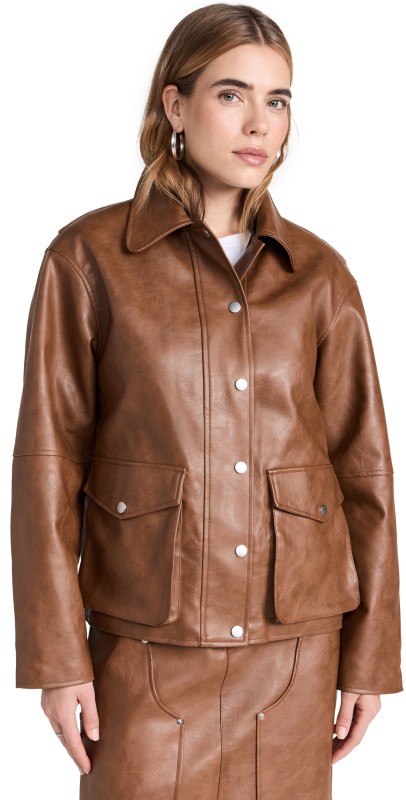 RAILS Mathis Biker Jacket Russet