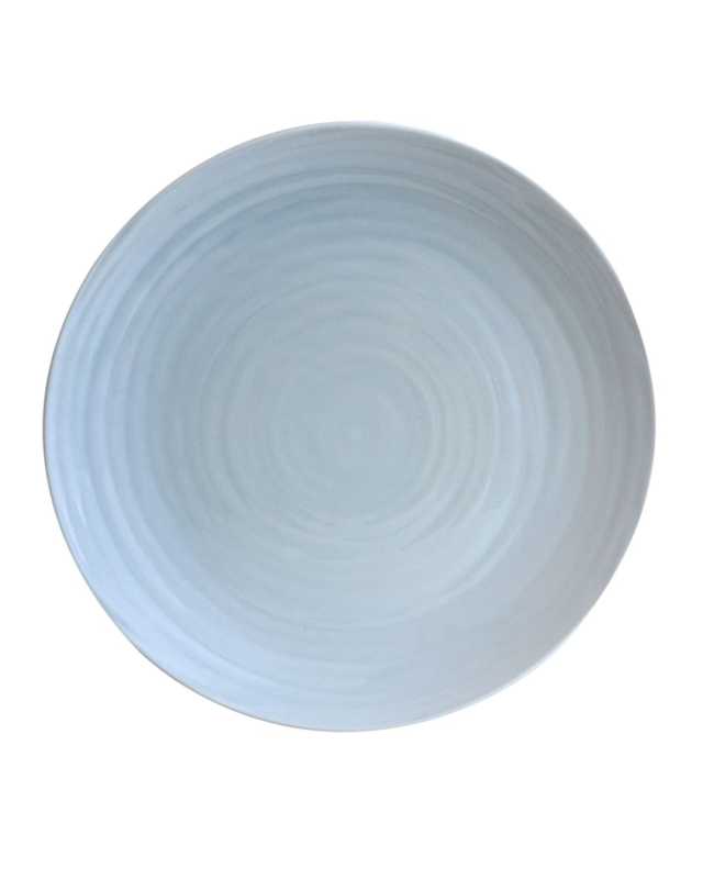 Origine Blue Coupe Service Plate, 12"