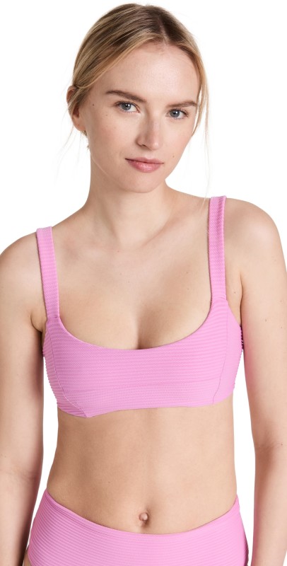 LSPACE Jess Bikini Top Rosebud