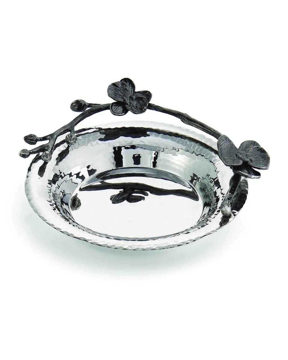 Black Orchid Wine Coaster