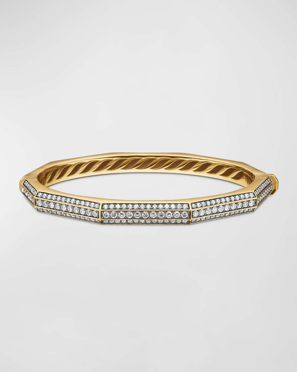 Carlyle Bracelet with Diamonds in 18K Gold, 5.5