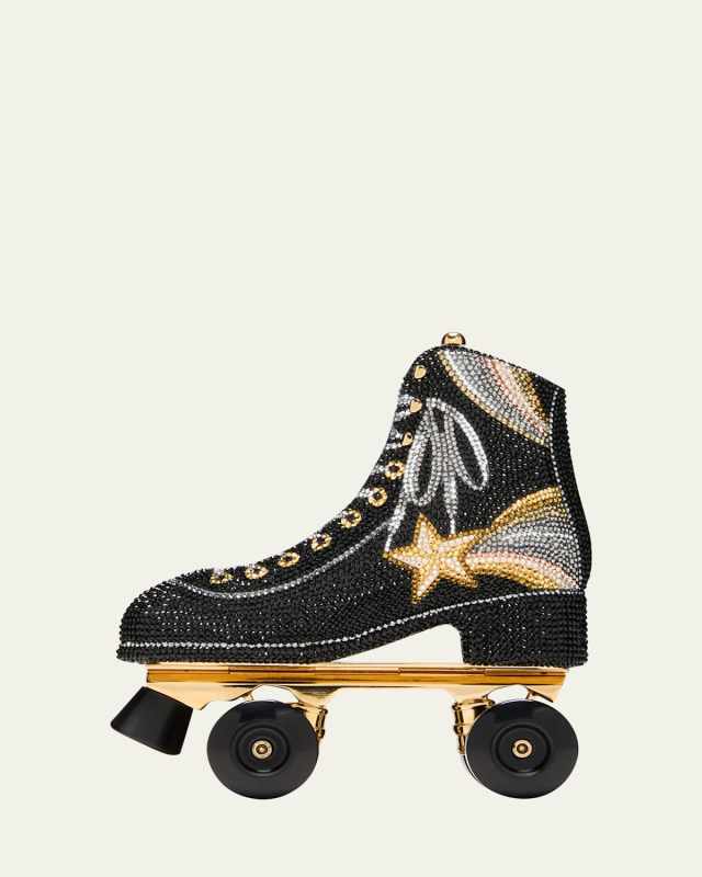 Skate Night Roller Skate Crystal Minaudiere