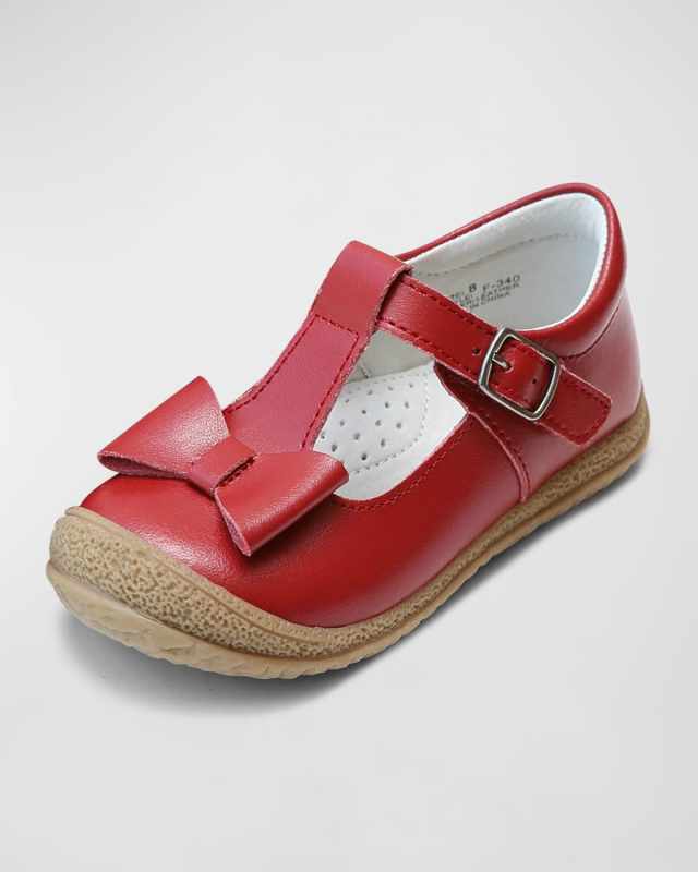 Girl's Emma Bow T-Strap Mary Jane, Baby/Toddler/Kid