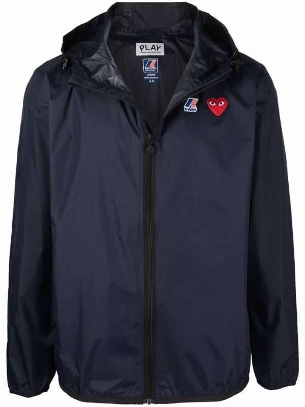 x K-Way zipped hooded jacket