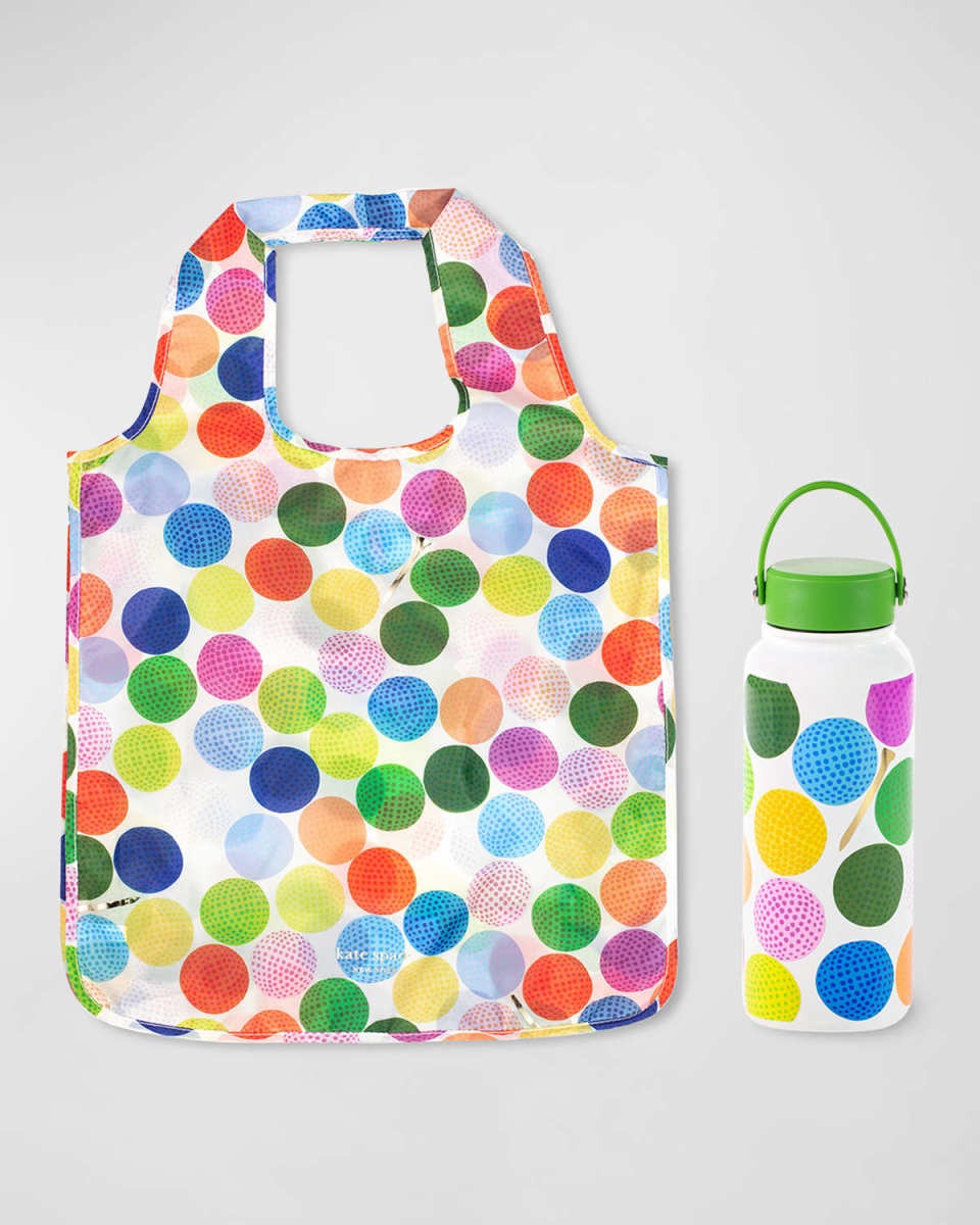 mini golf water bottle and shopping tote set