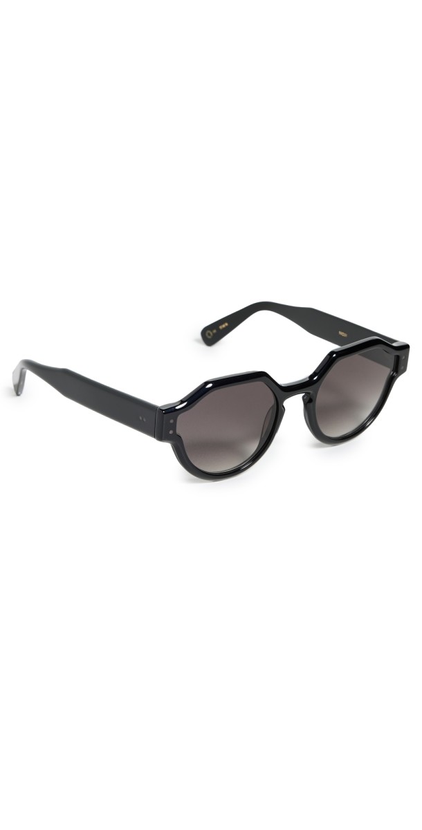 Krewe Astor Sunglasses Black and Shadow