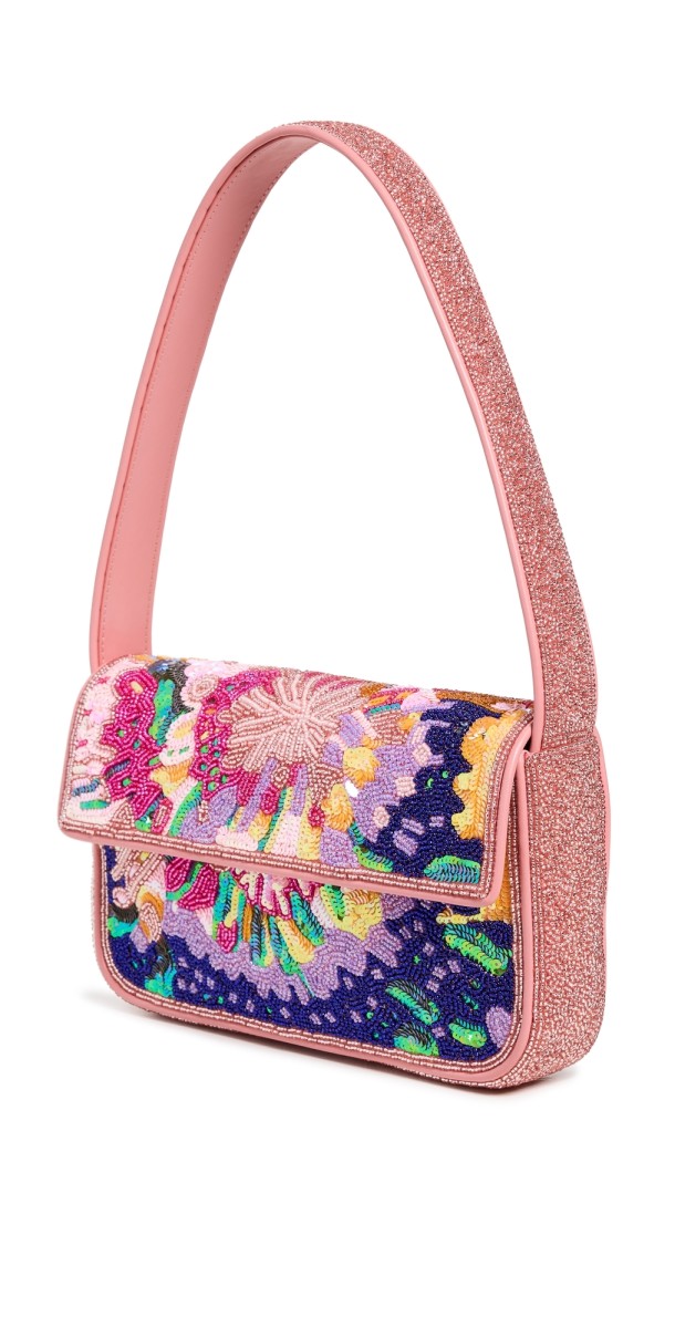 STAUD Tommy Beaded Bag Aurora