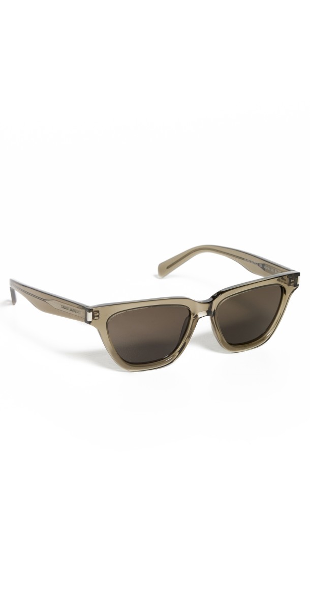Saint Laurent 462 Sulpice Sunglasses Brown-Brown-Grey