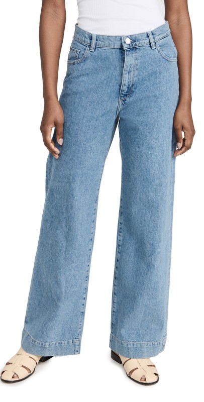 DL1961 Zoie Wide Leg: Relaxed Jeans Droplet