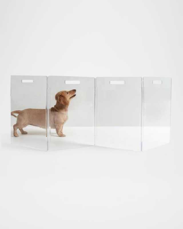 Low Zig Zag Pet Gate, 4 Panels