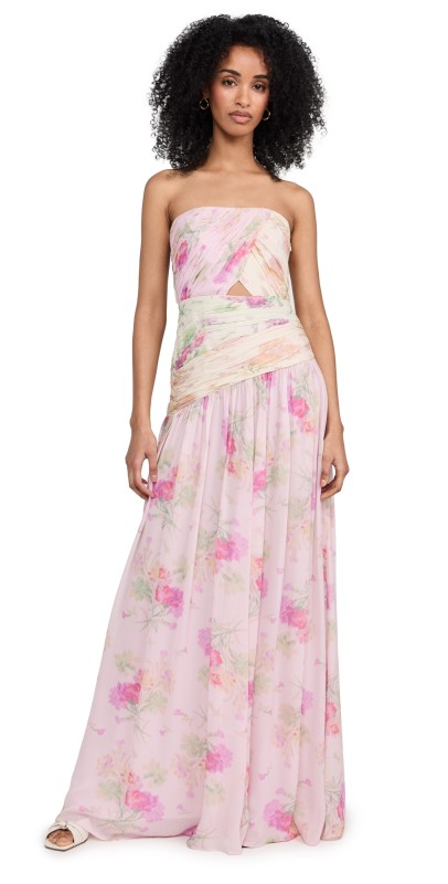 LoveShackFancy Pintil Dress Garden Sunset