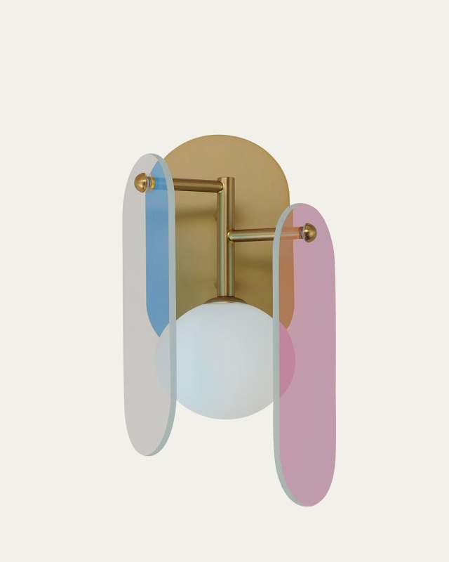 Megalith Glass 16" Wall Sconce