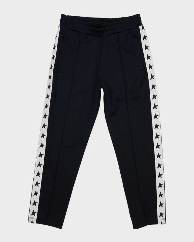 Boy's Star Tapered Joggers, Size 4-10