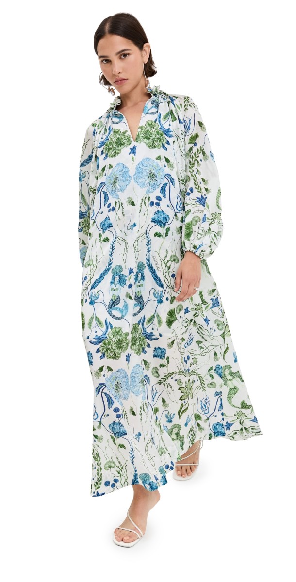 Isla & White Pascale Dress Oceanid
