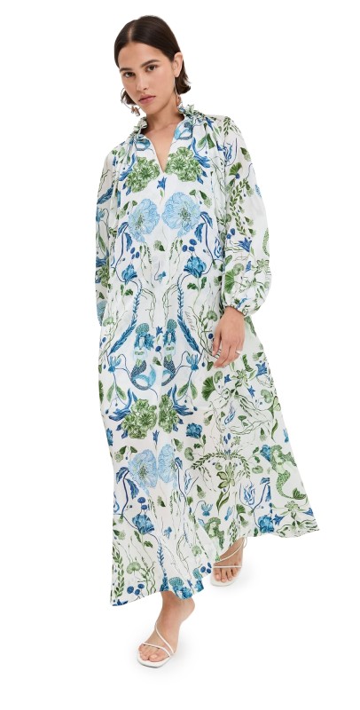 Isla & White Pascale Dress Oceanid