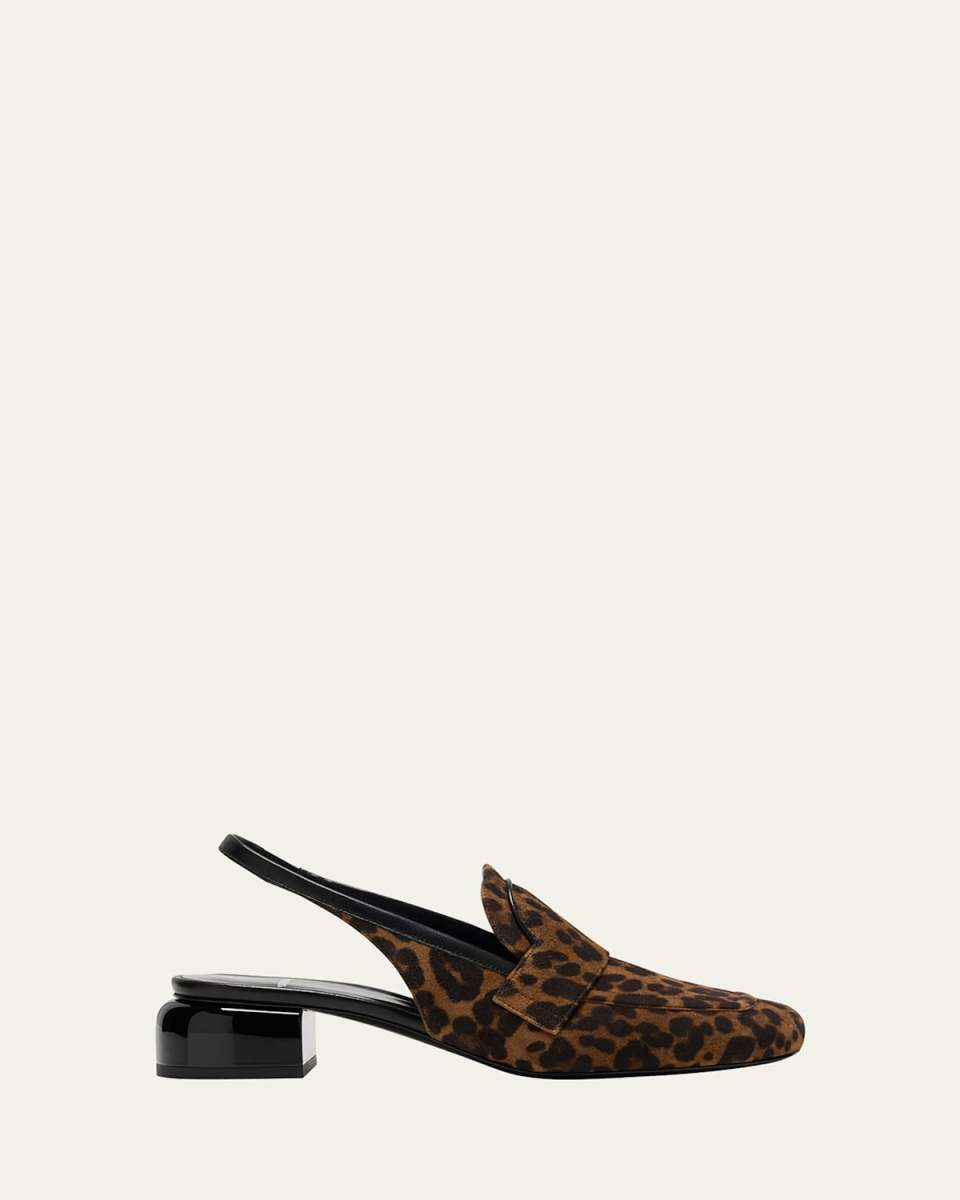 Biba Slingback Patent Leather Loafers