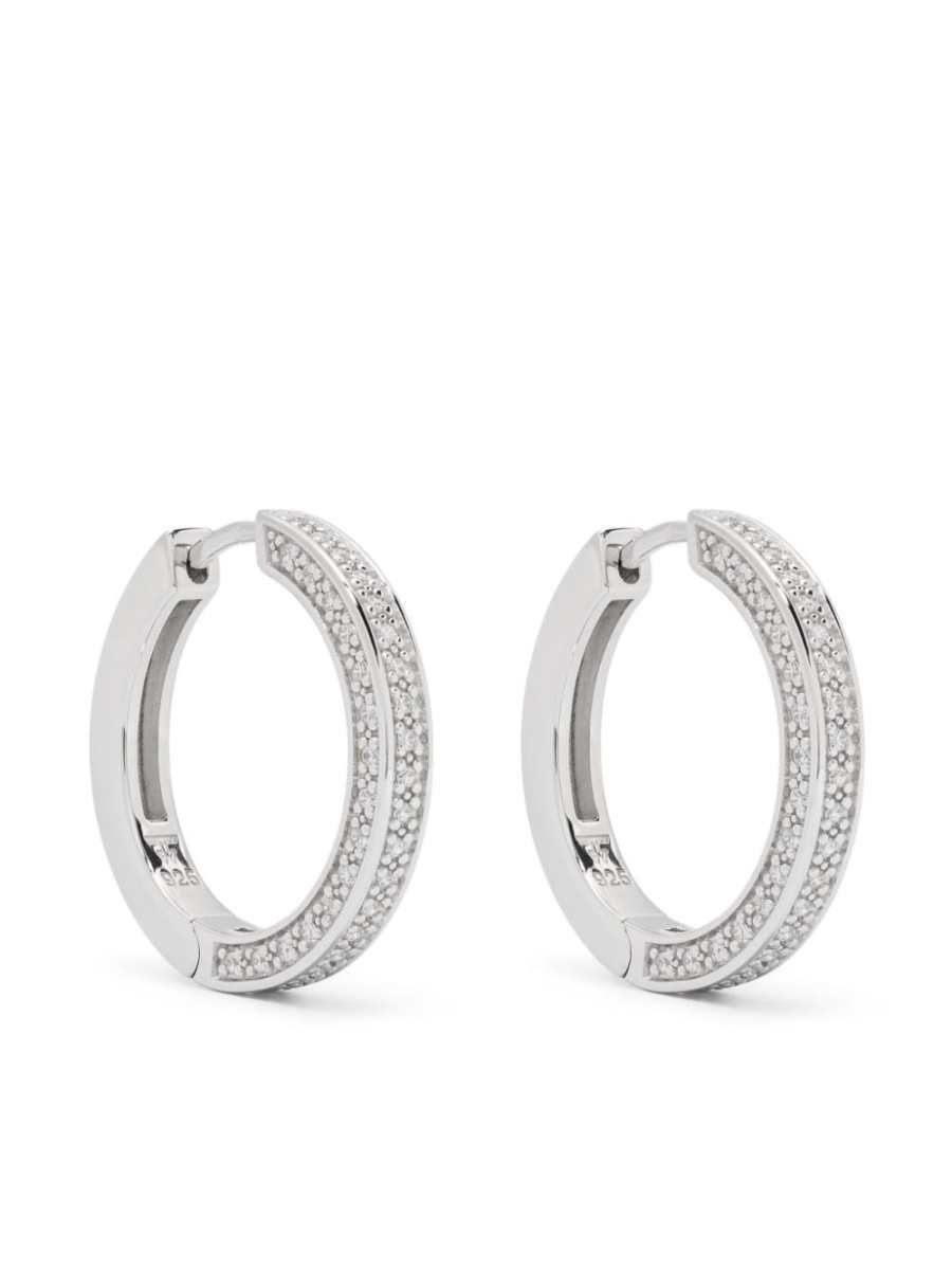 Nova medium hoop earrings