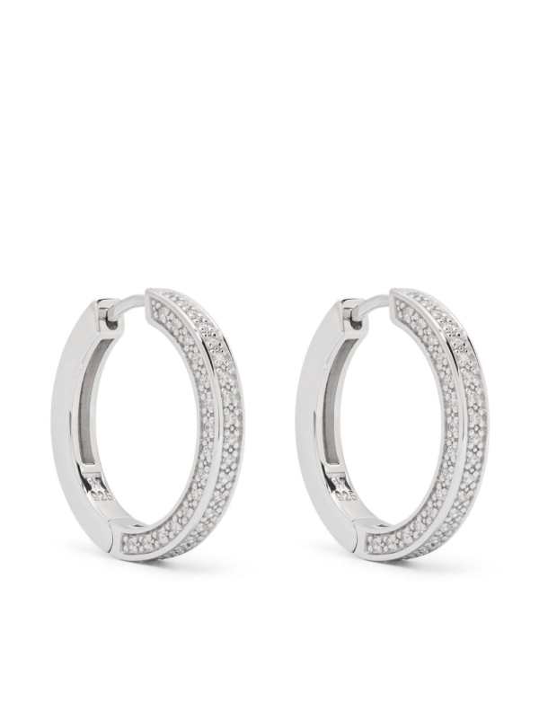 Nova medium hoop earrings
