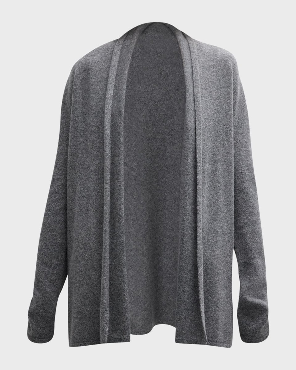 Cashmere Basic Open Cardigan