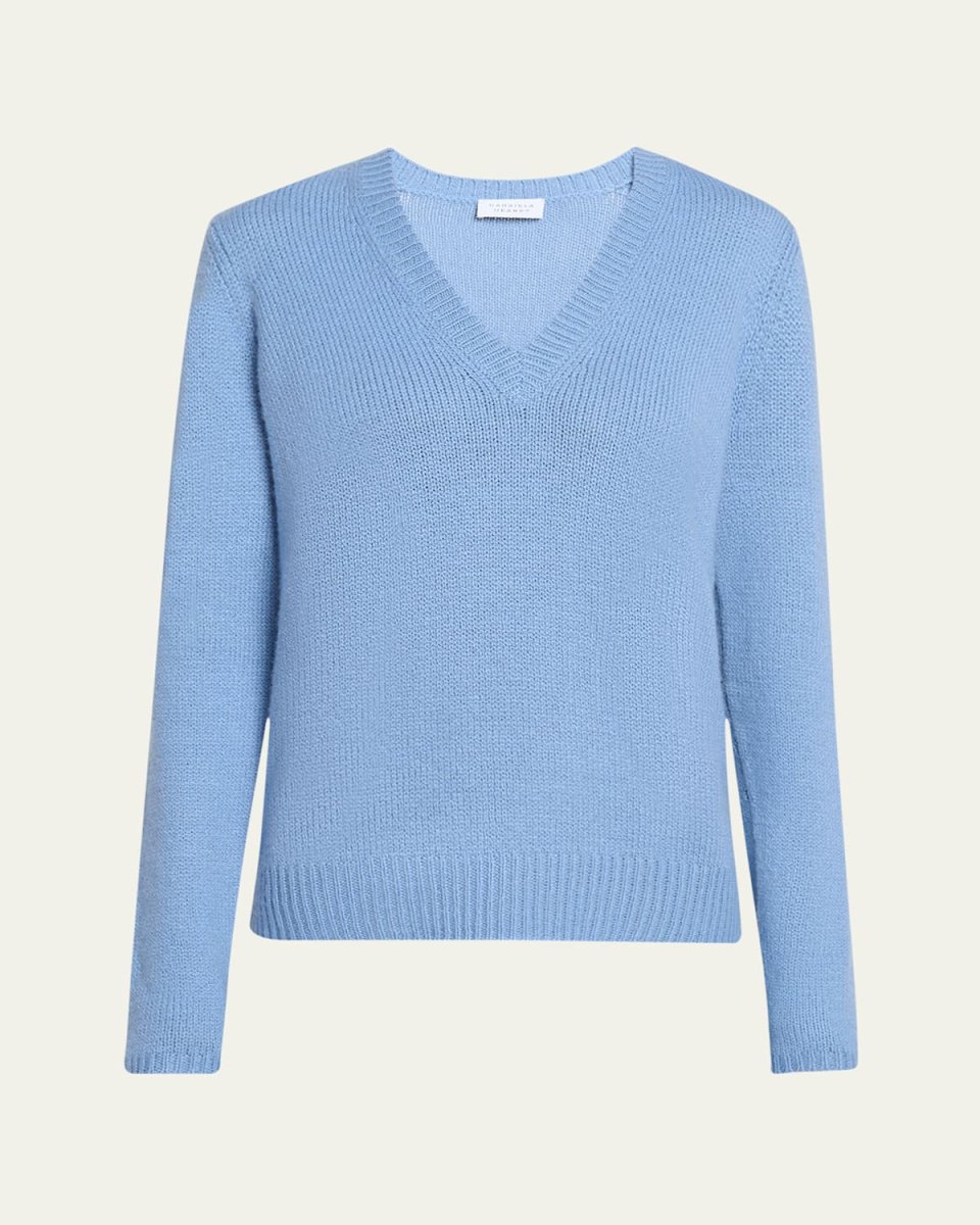 Isiah V-Neck Cashmere Sweater