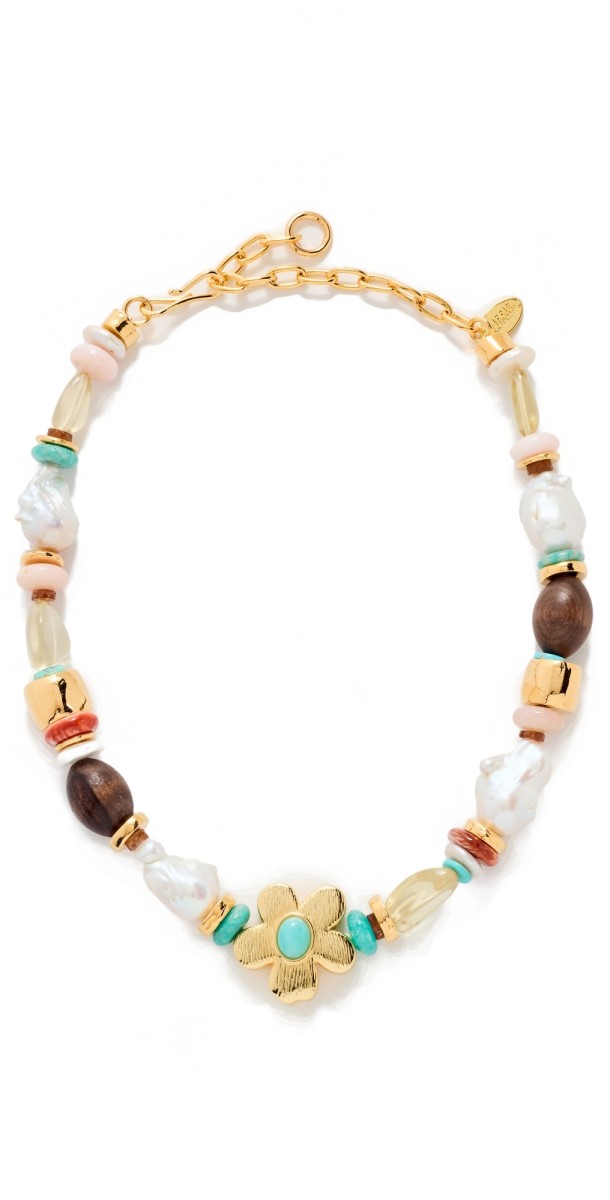 Lizzie Fortunato Mistflower Necklace In Apple Mult