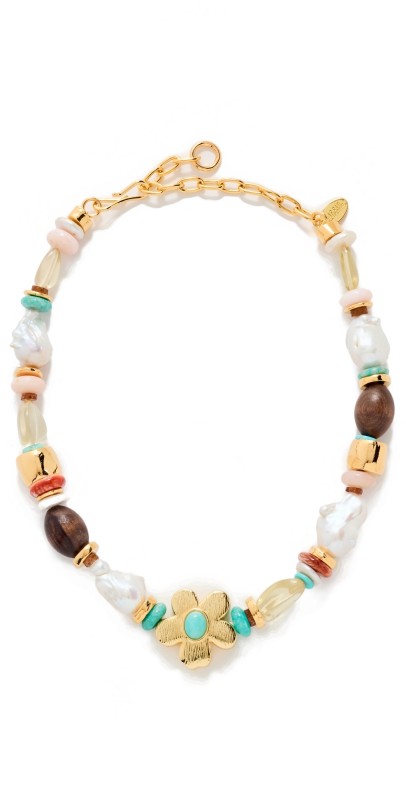 Lizzie Fortunato Mistflower Necklace In Apple Mult
