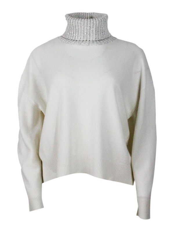 Fabiana Filippi Pull Col Rond - Blanc