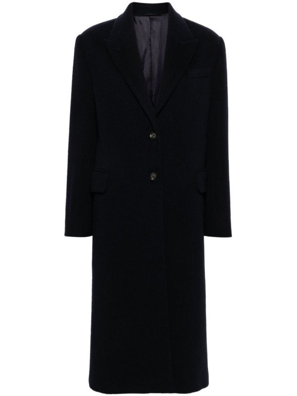 logo-appliqué coat