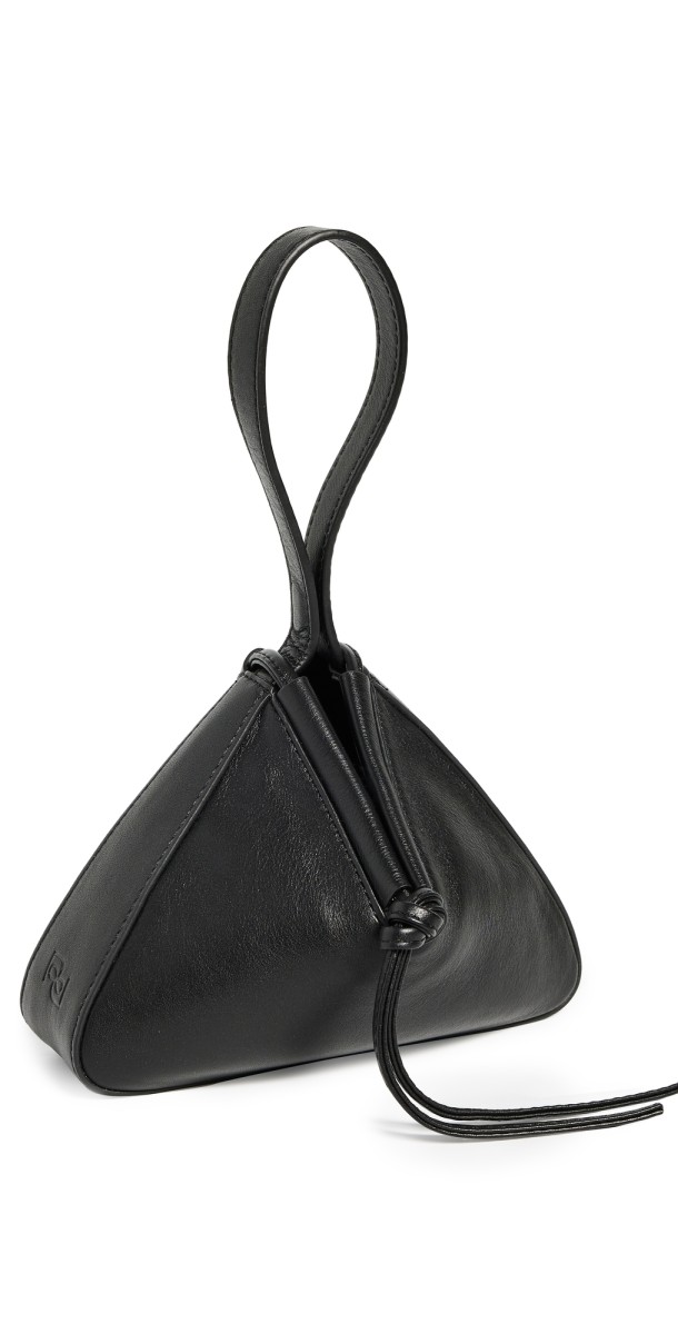 Reformation Mini Chiara Convertible Bag Black Leather
