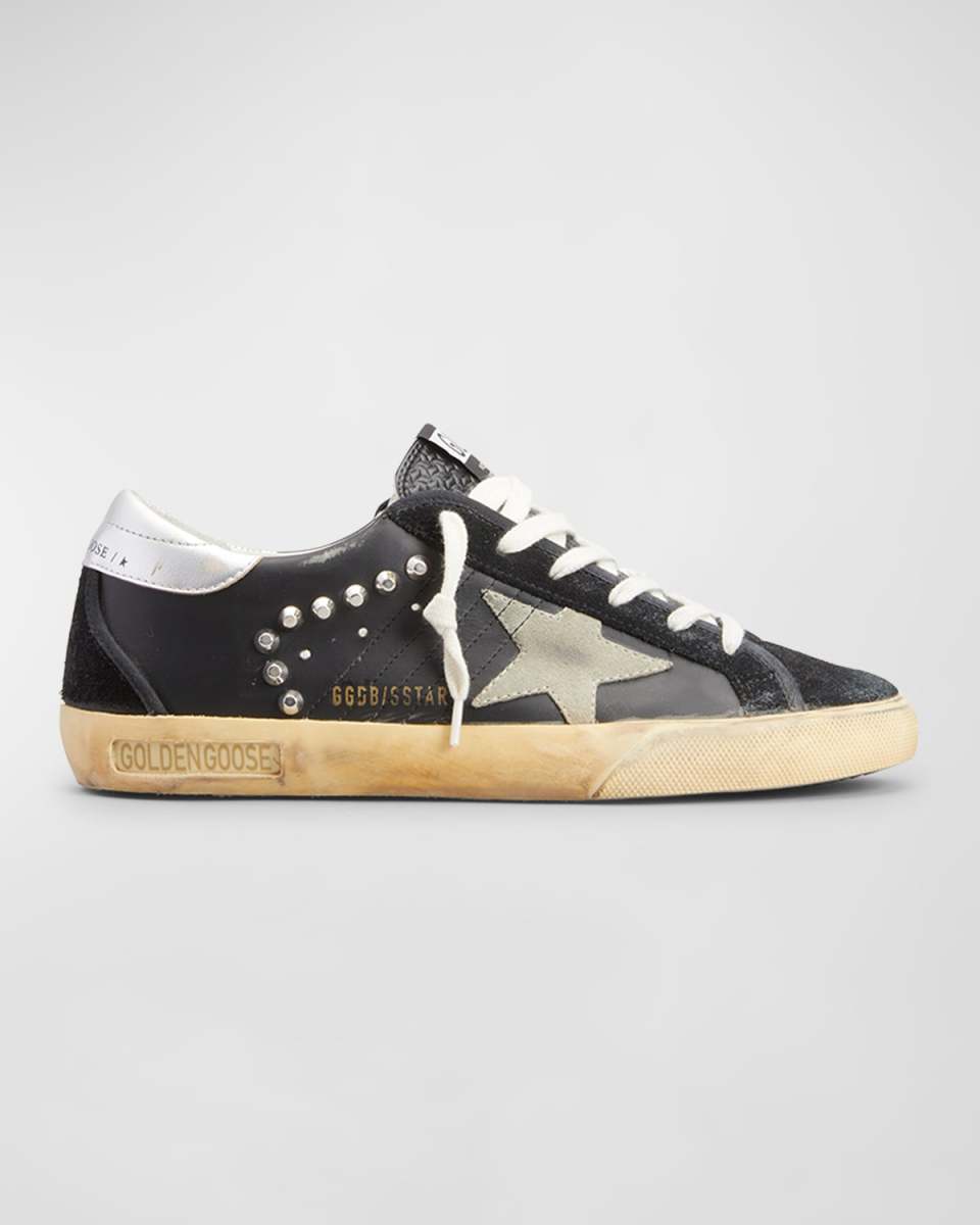 Superstar Stud Suede Low-Top Sneakers