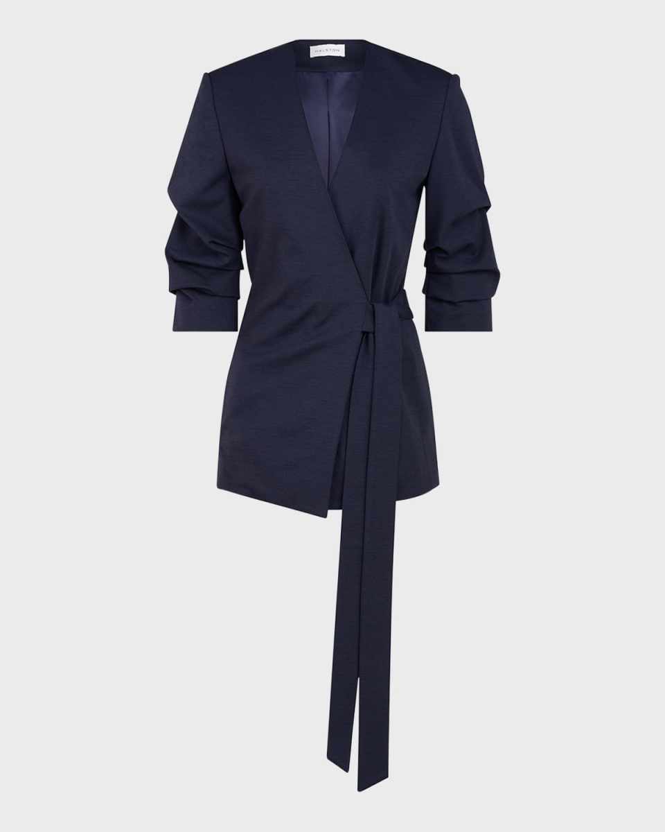 Bexley Tie-Front Blazer Jacket