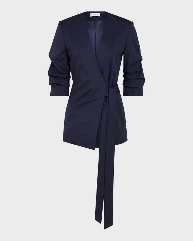 Bexley Tie-Front Blazer Jacket