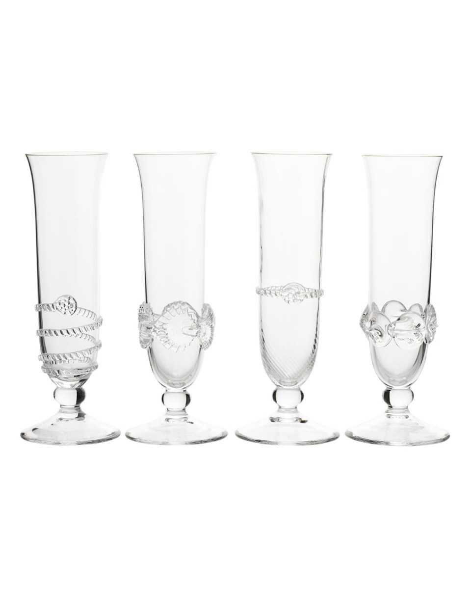 Juliska Heritage Collectors Flutes, Set of 4