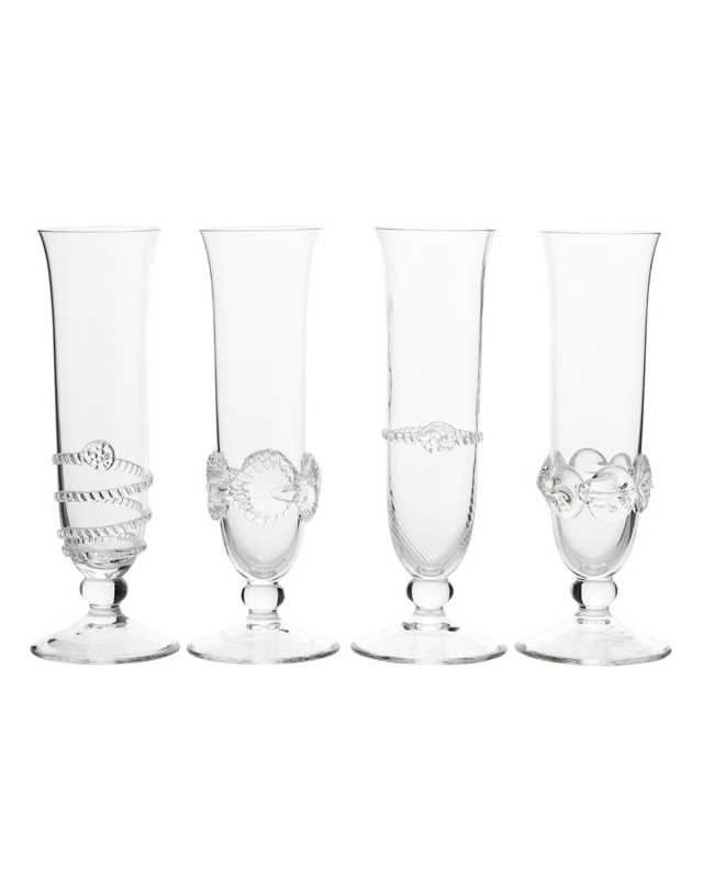 Juliska Heritage Collectors Flutes, Set of 4