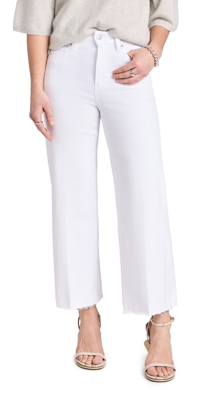 PAIGE Anessa Petite Jeans Crisp White