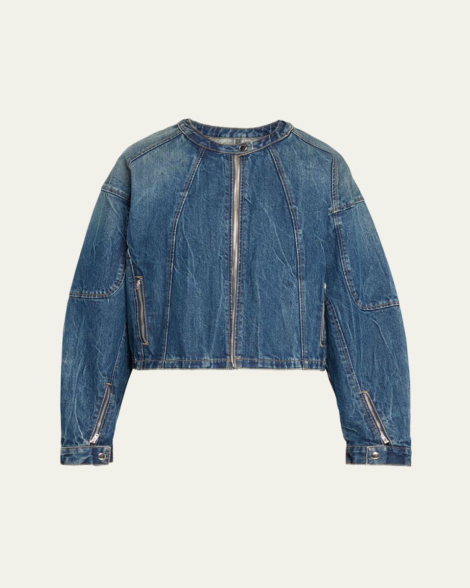 Logan Denim Moto Jacket