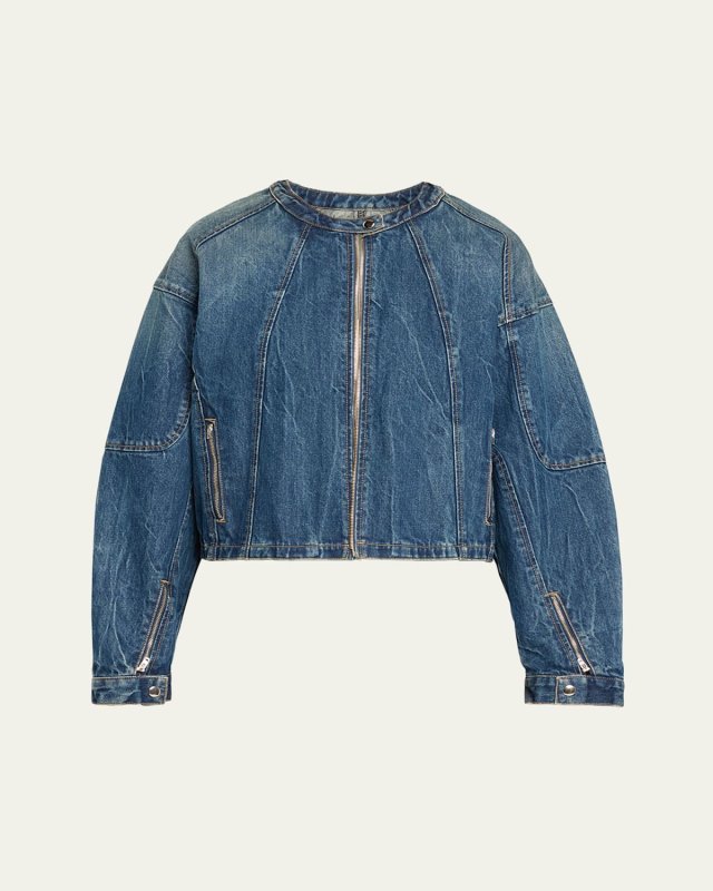 Logan Denim Moto Jacket