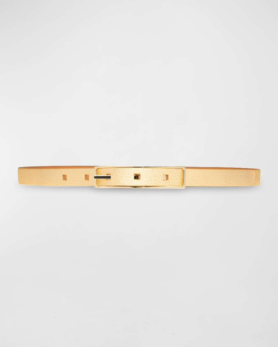 La Ravissante Skinny Leather Belt
