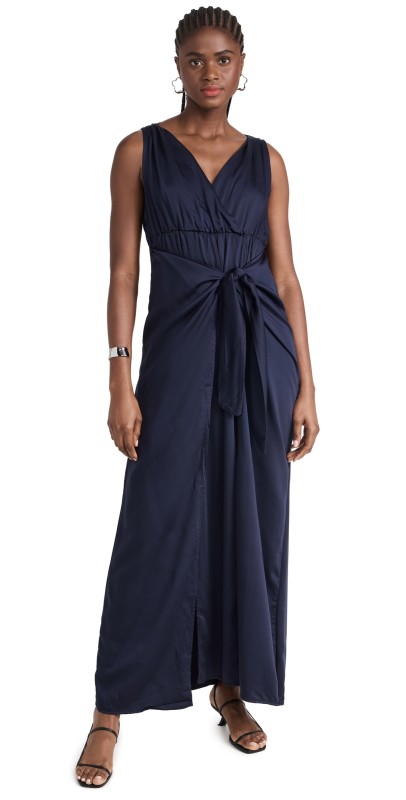 DIARRABLU Lyla Dress Solid Navy