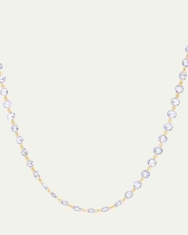 18k Gold Diamond Chain Necklace