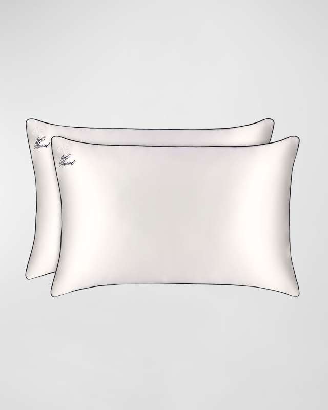 Just Married Queen Pillowcase Duo