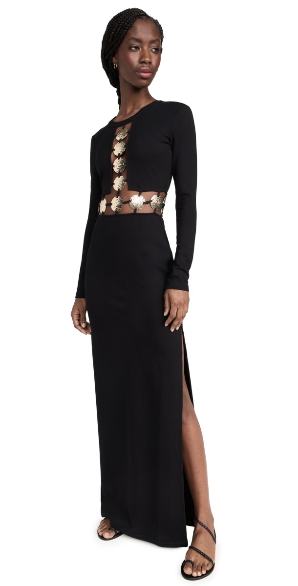 STAUD Delphine Dress Black