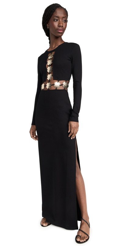 STAUD Delphine Dress Black