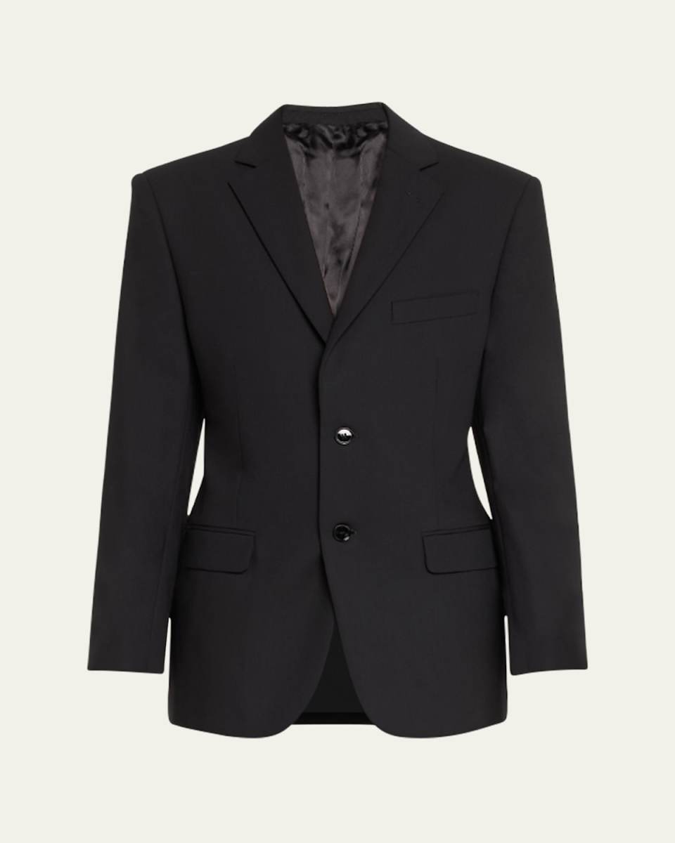 Hourglass Wool Blazer